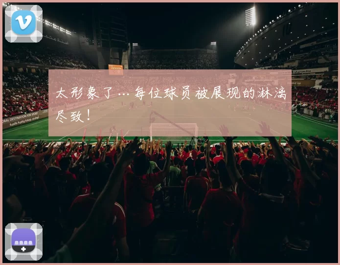 太形象了…每位球员被展现的淋漓尽致!